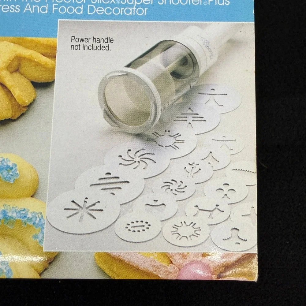 Proctor Silex Super Shooter Plus Accessory Kit King Size Cookies Press G1010